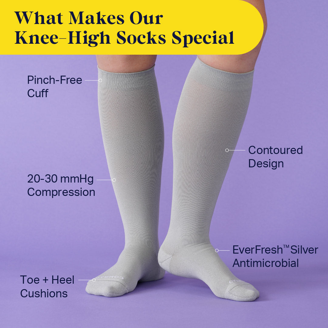 Knee-High Compression Socks