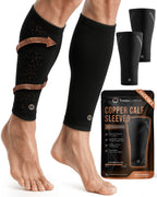 Copper Calf Compression Sleeves (2 Pack)