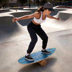Wooden Balancing Board with Cork Roller